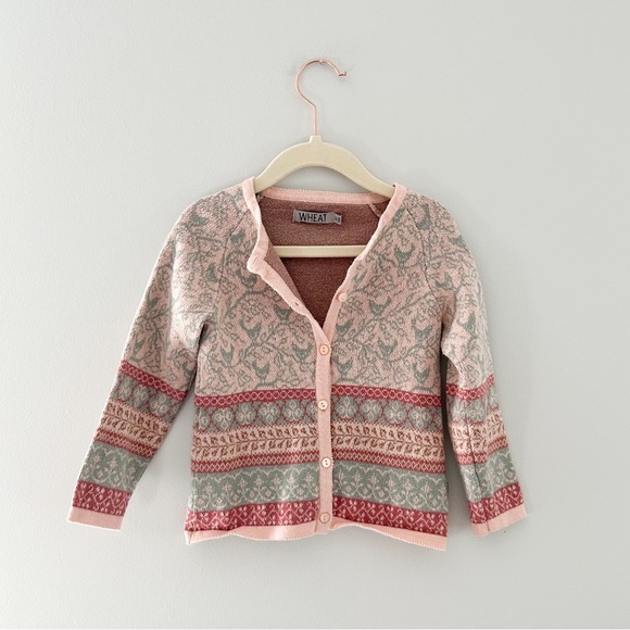 wheat Other - WHEAT Kids Bird Print Cardigan